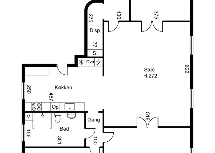 아파트 Stylish & Spacious In Cph 코펜하겐